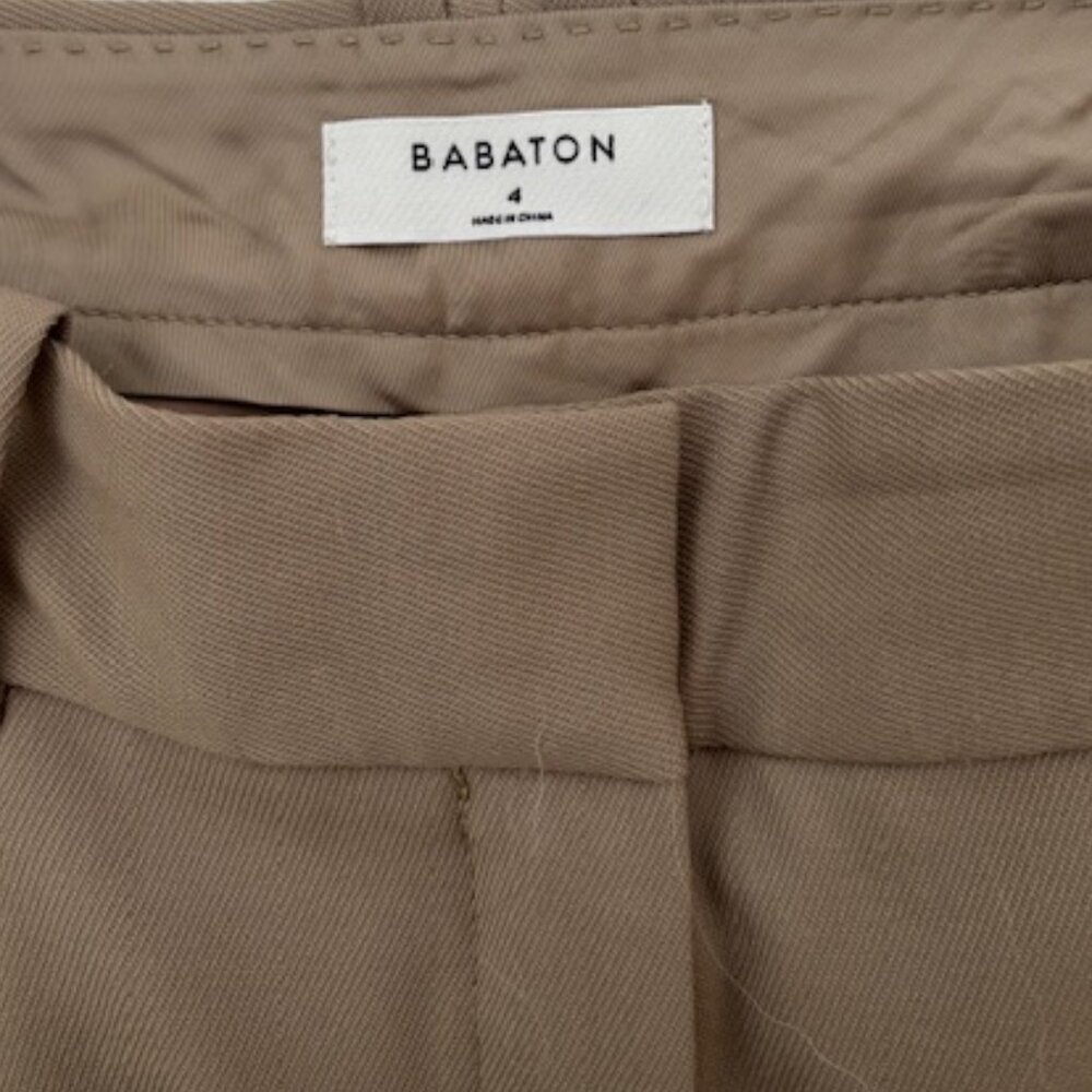 Aritzia Babaton Wool Lalonde Pants in Taupe size 4 - Picture 8 of 10